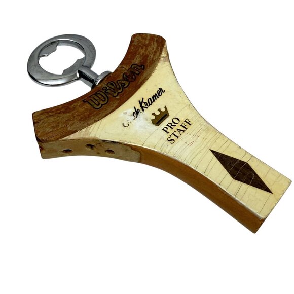 Vintage Tennis Racquet Bottle Opener Wilson Jack Kramer Barware Gift - Picture 7 of 7